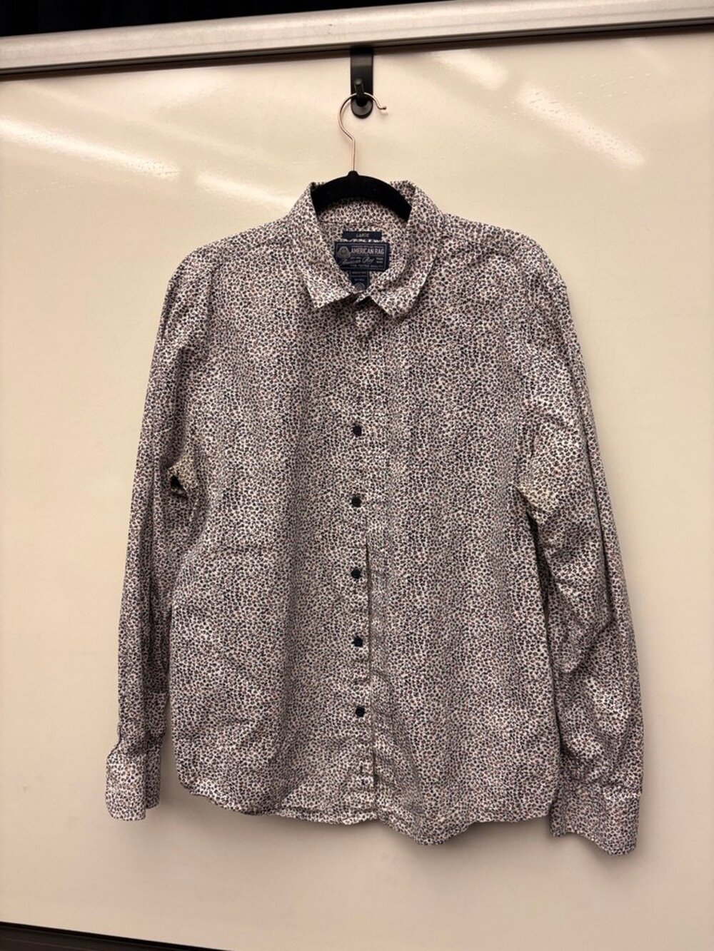 American Rag Log Sleeve Button Down Shirt